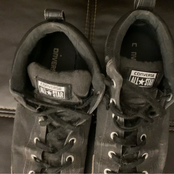 CONVERSE All Star Black Sneakers Mid top men’s Shoes size 12 - Picture 8 of 8